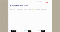 Desktop Screenshot of caringcomm.org